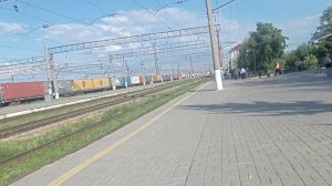 Поезд 015Т Алматы-Петропавлск "Жетысу" перевозчик "Турксиб Астана" ст. Кокшетау 1
