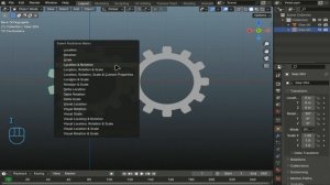 Анимация вращения в Blender 3D