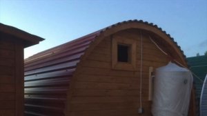 баня бочка внутри