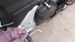 Honda NC750X(замена тормозной жидкости) часть3