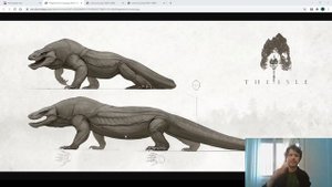 Megalania in The Isle, a bigger Komodo Dragon
