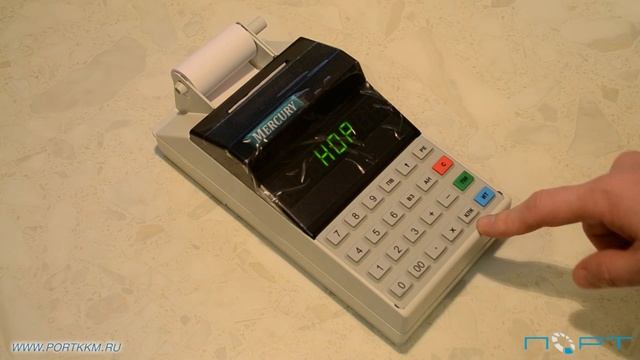 Установка даты, время на кассовом аппарате Меркурий 115К смотреть онлайн