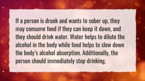 How can I flush alcohol out of my system fast?