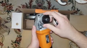 Распаковка - Профессиональная угловая шлифмашина AEG Powertools WS 13-125 XE