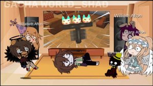 Afton Family Reacts To SMG4: Mario Works At KFC || Gacha club ||