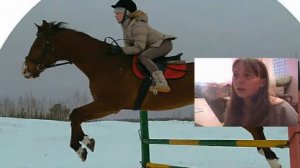КРИТИКА!!!Правильная посадка при прыжке на лошади.. КОНКУР.