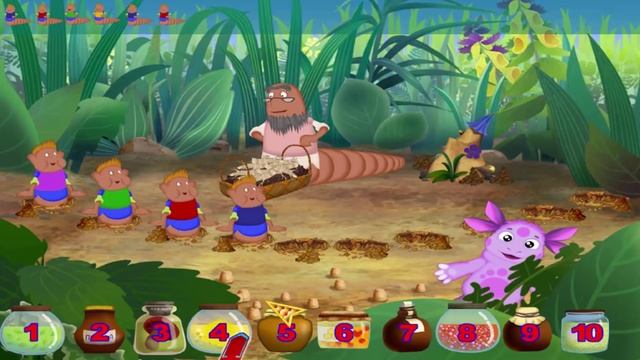 Лунтик игра математика с Корнеем Корнеичем, кормим червечков смотреть онлайн