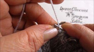 Мастер Класс  - Эффектный узор или простая шапочка спицами на осень поворотными рядами