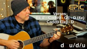 Staind Aaron Lewis So Far Away Acoustic Guitar song lesson with TABS