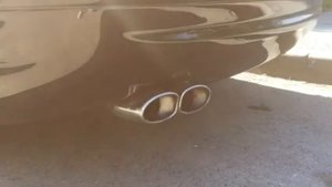 Mercedes clk320 m112 v6, Sound exhaust , звук выхлопа