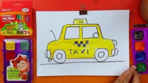 Трактор и Машинка - рисуени для детей - РыбаКит папа рисует