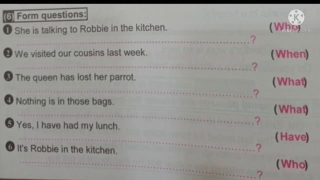 الصف الخامس الابتدائي لغه انجليزيه فاميلي آند فريندز FAMILY AND FRIENDS 5. حل تكوين السؤال. смотреть онлайн