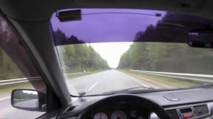 Катка по трассе на Lancer 9 (Побочные эффекты) от первого лица // POV Driving on Lancer 9
