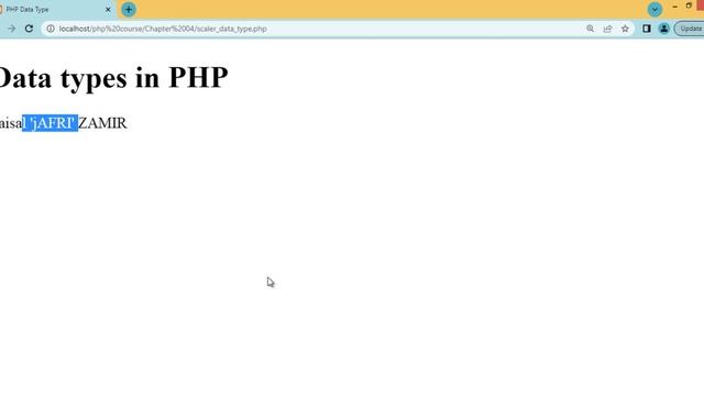 PHP Programming Course Chapter 03/10 (Lecture 2/5) - Web Development