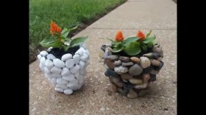 Веселые поделки для дачи из камней