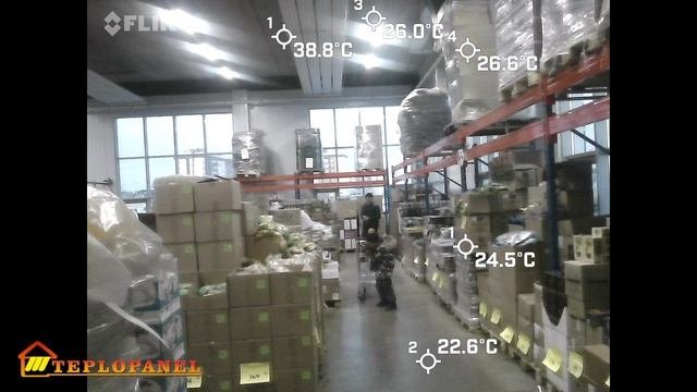 Как работает система отопления ТЕПЛОПАНЕЛЬ в магазине светофор, г. Салават ?