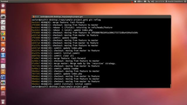 git reflog смотреть онлайн