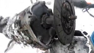 Самодельный минитрактор ,,Помогатор,, замена КПП москвич на КПП ВАЗ.