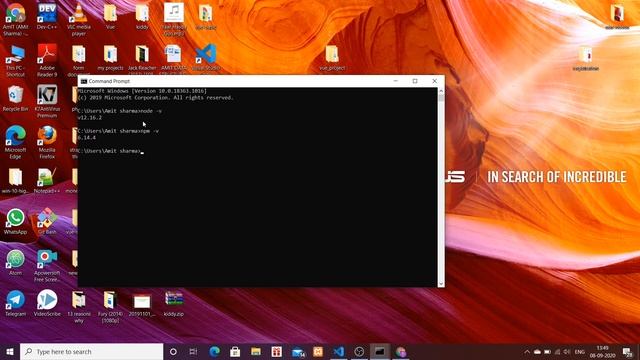 (2) How to install Nodejs and VueCLI | Vuejs Full Project | Firebase Full Project | AWS full projec