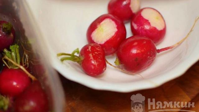 Вкусный жареный редис