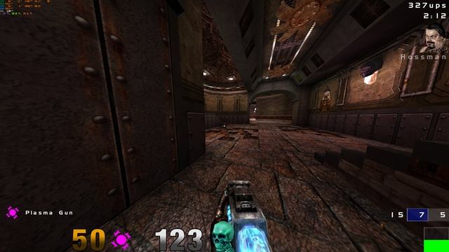 Quake 3 arena 4k, mod RUNO, прохождение nightmare, map7, dm5