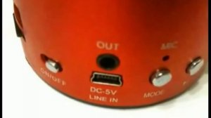 Mini Speaker WESTER WS-138RC USB SD-CARD FM Radio whit Sound-Test - TheSDC44