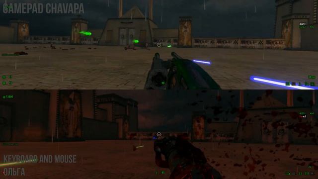 Serious Sam HD - The First Encounter (SplitScreen) Полное прохождение. Игра вдвоём на одном пк. смотреть онлайн