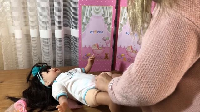 Реборн Pompon распаковка обзор продажа смотреть онлайн