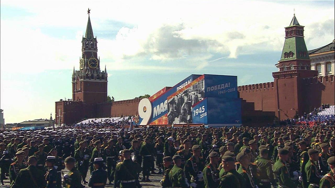 Вся Россия отмечает 73-ю годовщину Победы в Великой Отечественной войне