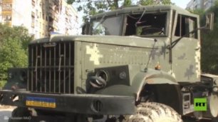 غنائم تركها الجيش الأوكراني في ليسيتشانسك