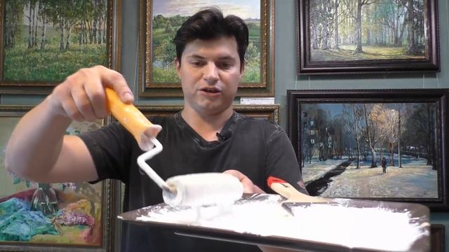 "Идеальная грунтовка холста". Часть 4 обучающего курса "Идеальный холст". Художник Ревякин смотреть онлайн