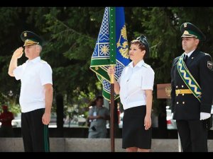 Церемония вручения знамени Управлению ФССП России по Челябинской области