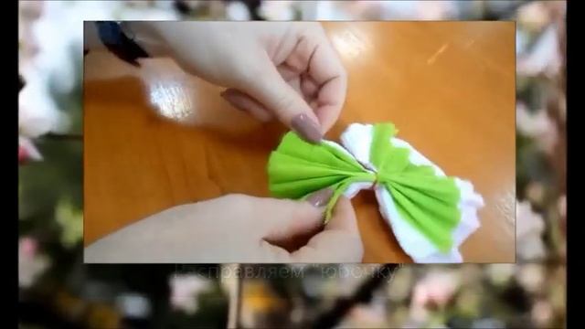 Делаем ветку яблони из салфеток смотреть онлайн