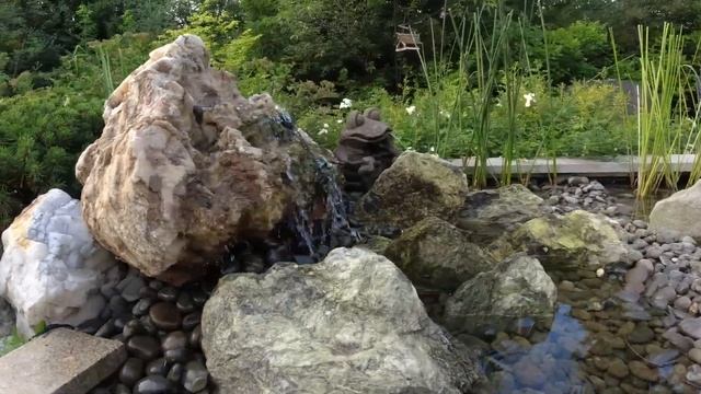 Строительство пруда совместно с компанией "Горки Парк". Построили красивый биобассейн Часть 2 смотреть онлайн