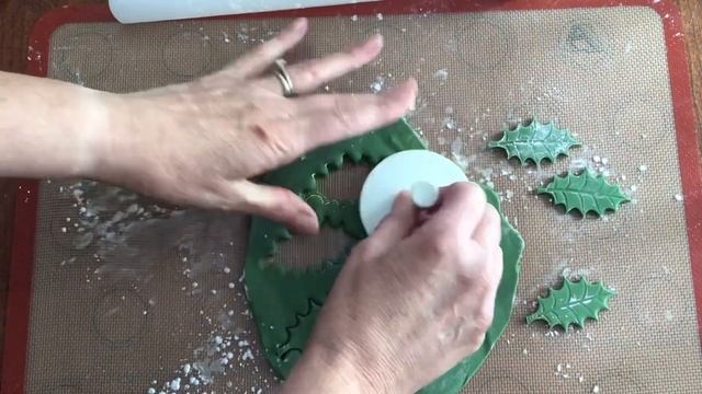 Christmas Holly Doll Cake