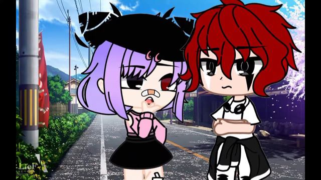 клип , глаза с разводами бензина , Gacha Club смотреть онлайн