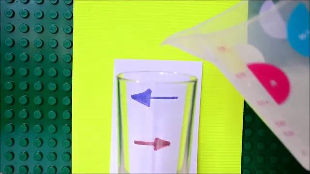 Картинка и стакан с водой. #Опытная_Лена #опыты смотреть онлайн