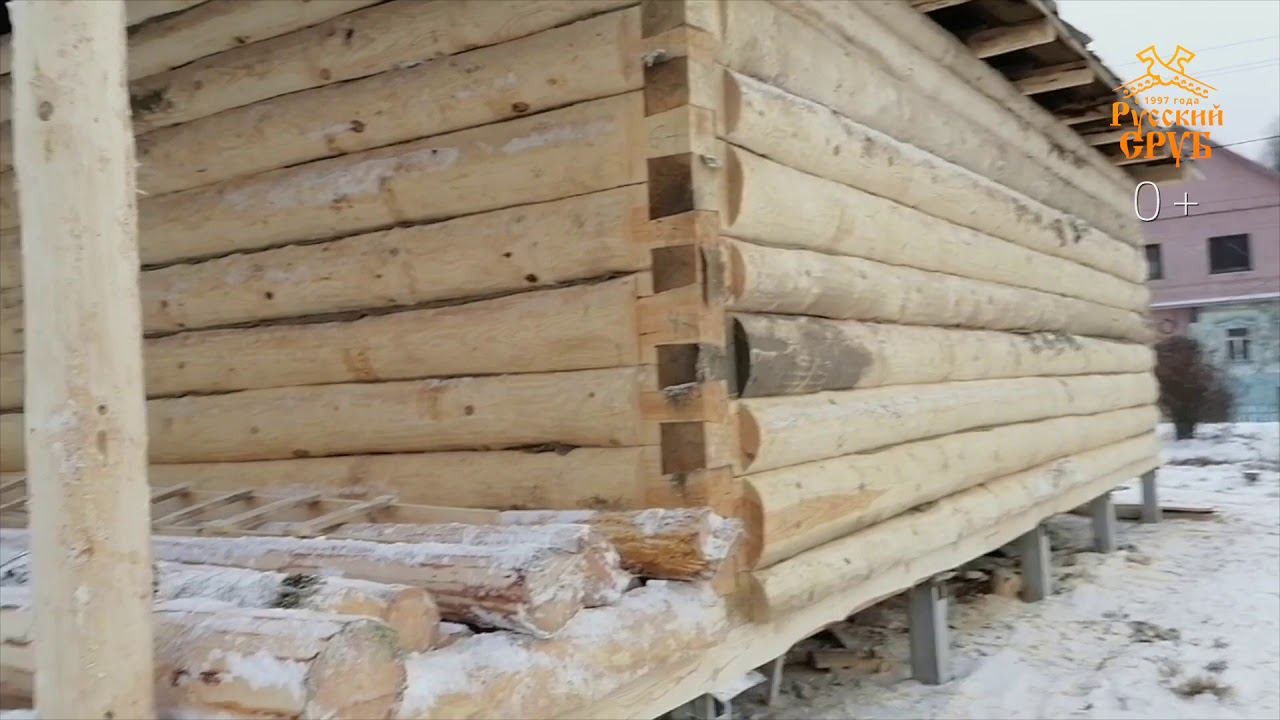 Еще один сруб бани в лапу готов к концу 2020 года смотреть онлайн