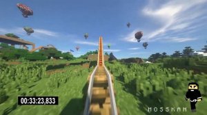 The Longest Minecraft Roller-Coaster 1.0.0 (World Record)