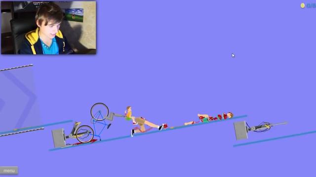 Ивангай играет в Happy Wheels смотреть онлайн