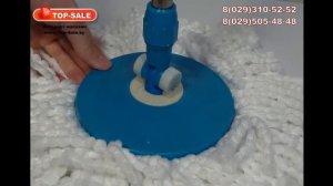Швабра для уборки Спин Моп (с вращающейся насадкой, центрифугой) Spin Mop