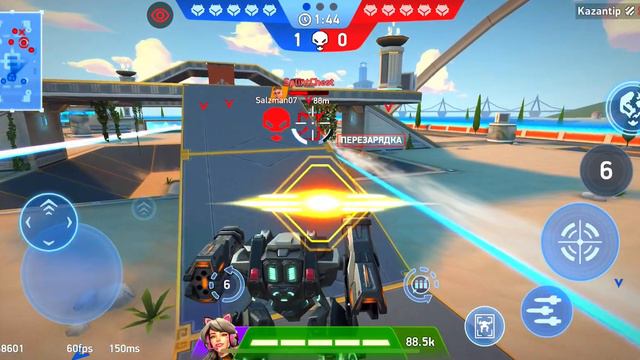 REDOX - MISSILE RACK 12, Пилот Нова, Mech Arena, gameplay, top, mobile games смотреть онлайн