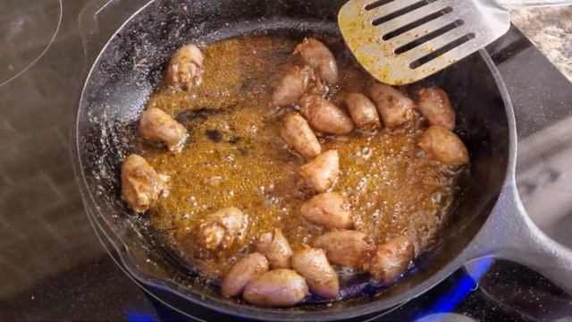Как приготовить куриные сердечки по бразильски| Куриные сердечки якитори|Куриные сердечки по японск