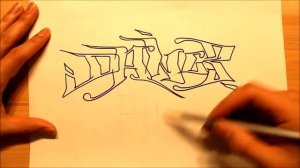 How to draw graffiti style characters   Graphics Graffiti Illustration   drawing tutorial