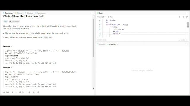 Day -10 || JavaScript - 30 Days Challenge || LeetCode - Problem 2666