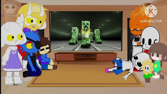 Undertale reacts to the "Creeper Rap" || UT x MC || ( Part: 6/??) смотреть онлайн