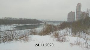 Прорубь на Живописной 24.11.23. Закаливание с Натальей Серой