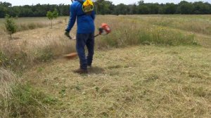 Husqvarna 525 RX - String Vs Blade on Tall Grass