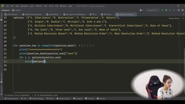 Python Project for beginners #10| Quiz Game Project | Python for Beginners #lec96