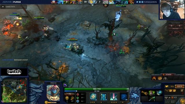 Dota 2 Purge plays Oracle смотреть онлайн